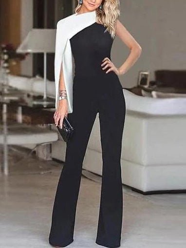 Women's Jumpsuits Elegant Off-Shoulder Fit Jumpsuit - MsDressly