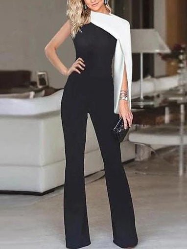 Women's Jumpsuits Elegant Off-Shoulder Fit Jumpsuit - MsDressly