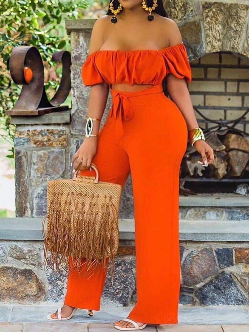 Women's Jumpsuits One-Shoulder Hollow Backless Jumpsuit - Jumpsuits - Instastyled | Online Fashion Free Shipping Clothing, Dresses, Tops, Shoes - 26/07/2022 - Bottoms - Color_Black