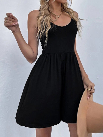 Women's Jumpsuits Sling Pocket Sleeveless Jumpsuit - Jumpsuits - Instastyled | Online Fashion Free Shipping Clothing, Dresses, Tops, Shoes - 18/04/2022 - 30-40 - Bottoms