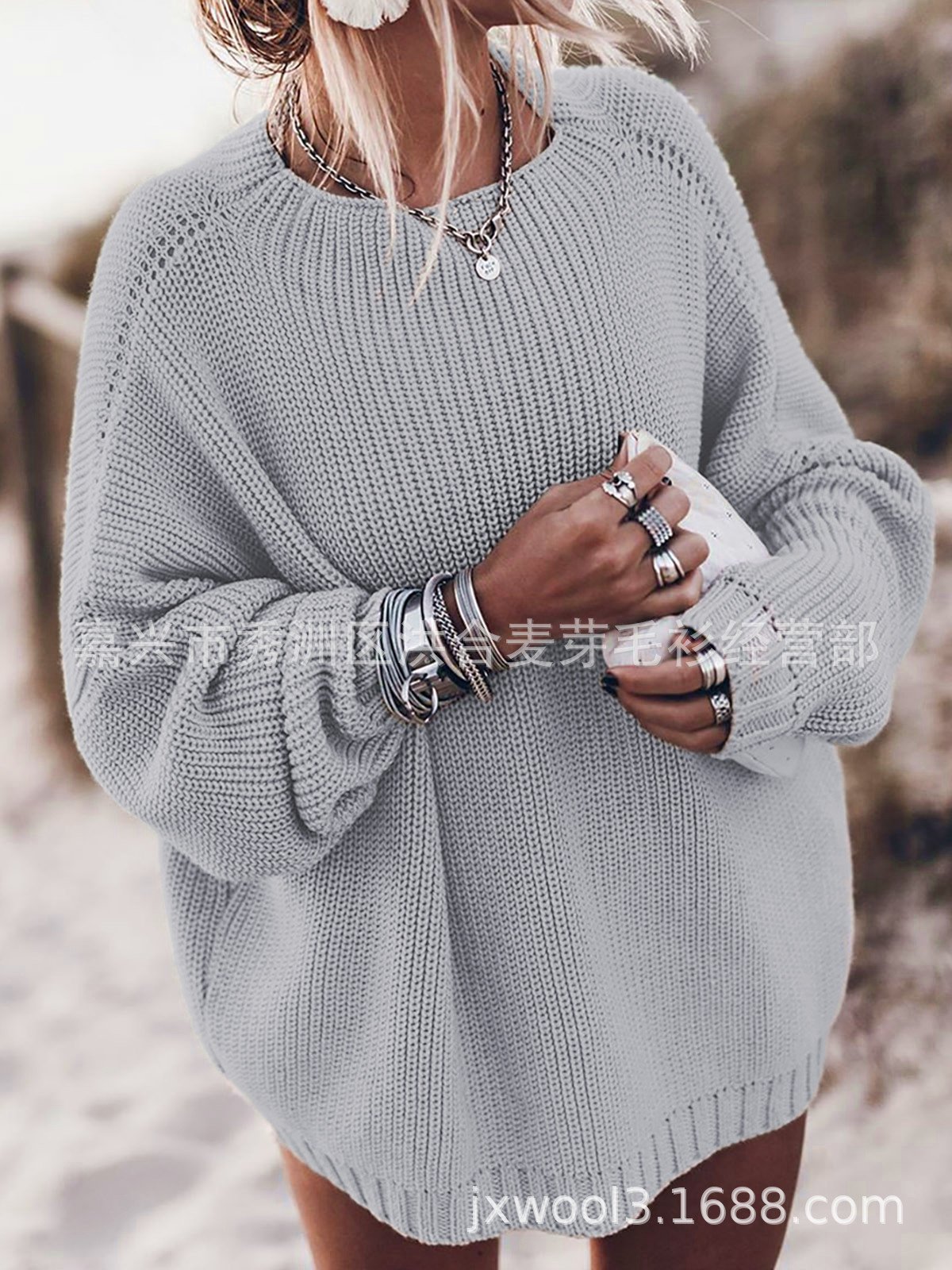 Women's Kinnted Plus Size Sweater - INS | Online Fashion Free Shipping Clothing, Dresses, Tops, Shoes