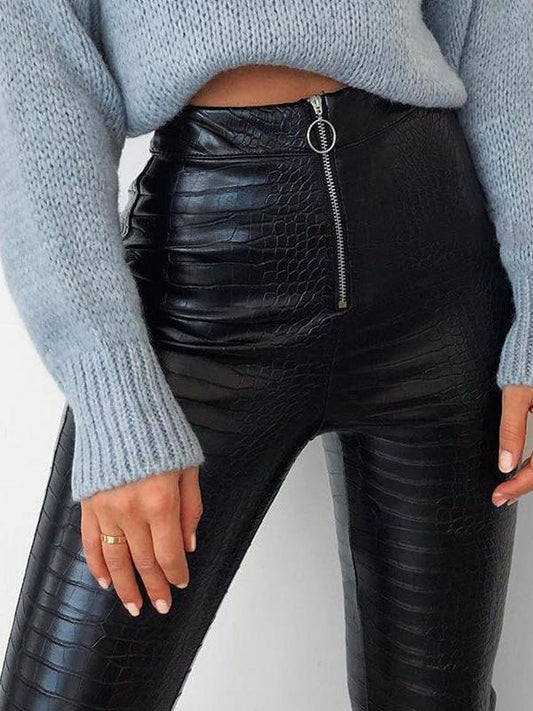 Women's leather trousers design - INS | Online Fashion Free Shipping Clothing, Dresses, Tops, Shoes