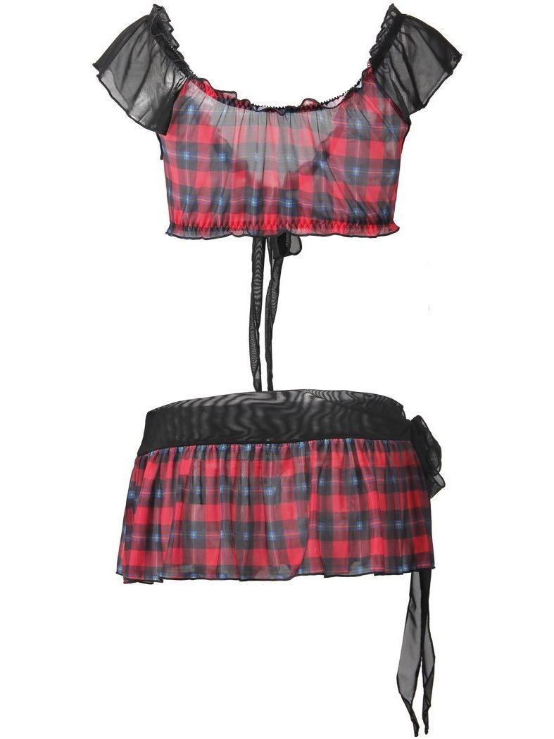 Women's Lingerie Super Short Plaid Skirt - INS | Online Fashion Free Shipping Clothing, Dresses, Tops, Shoes