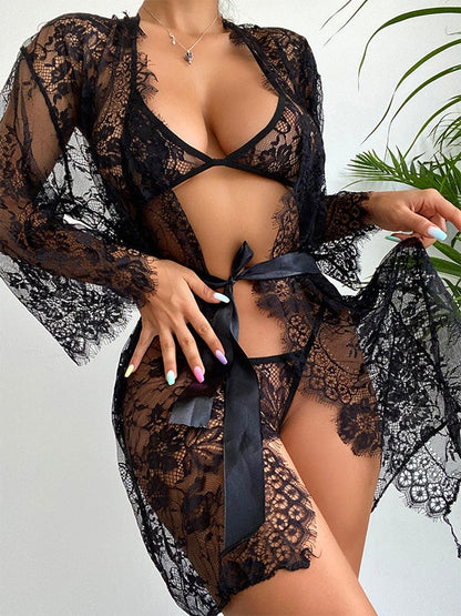 Women's Lingeries See-Through Mesh Suit Lace Underwear - Lingeries - Instastyled | Online Fashion Free Shipping Clothing, Dresses, Tops, Shoes - 20-30 - 22/01/2022 - Accs & Jewelry