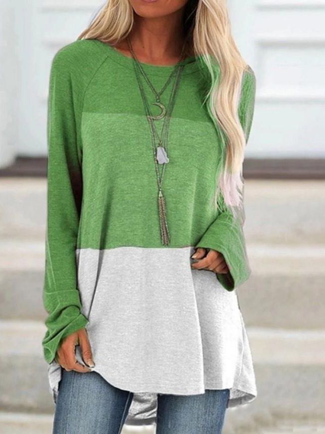 Womens Loose Round Neck T Shirt - INS | Online Fashion Free Shipping Clothing, Dresses, Tops, Shoes