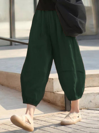 Women's Pants Casual Solid High Waist Lantern Pant - Pants - Instastyled | Online Fashion Free Shipping Clothing, Dresses, Tops, Shoes - 20-30 - 20/06/2022 - Bottoms