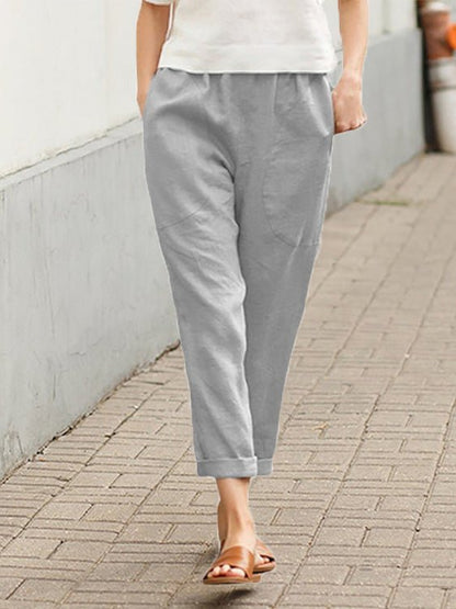 Women's Pants Casual Solid Pocket Harem Pants - Pants - Instastyled | Online Fashion Free Shipping Clothing, Dresses, Tops, Shoes - 19/07/2022 - 20-30 - bottoms