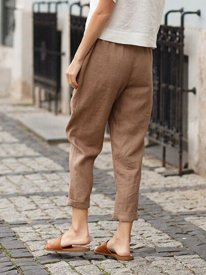 Women's Pants Casual Solid Pocket Harem Pants - Pants - Instastyled | Online Fashion Free Shipping Clothing, Dresses, Tops, Shoes - 19/07/2022 - 20-30 - bottoms