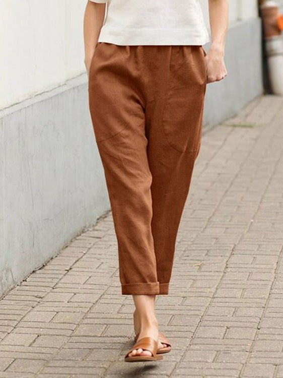 Women's Pants Casual Solid Pocket Harem Pants - Pants - Instastyled | Online Fashion Free Shipping Clothing, Dresses, Tops, Shoes - 19/07/2022 - 20-30 - bottoms