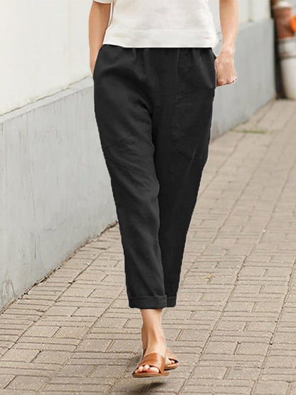 Women's Pants Casual Solid Pocket Harem Pants - Pants - Instastyled | Online Fashion Free Shipping Clothing, Dresses, Tops, Shoes - 19/07/2022 - 20-30 - bottoms