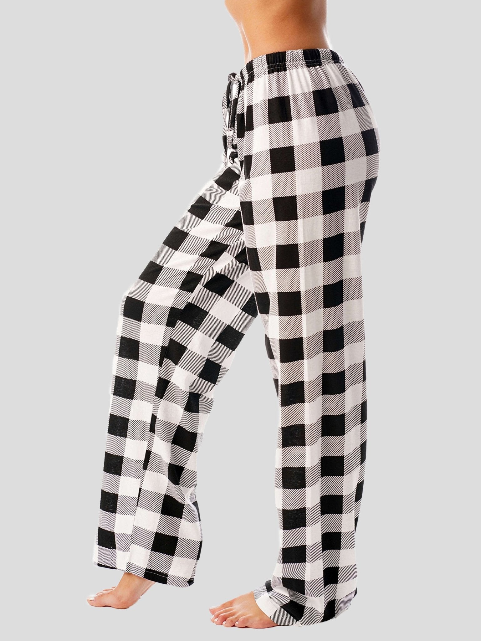 Women's Pants Classic Plaid Elastic Casual Pants - Pants - Instastyled | Online Fashion Free Shipping Clothing, Dresses, Tops, Shoes - 20-30 - 22/12/2021 - Bottoms