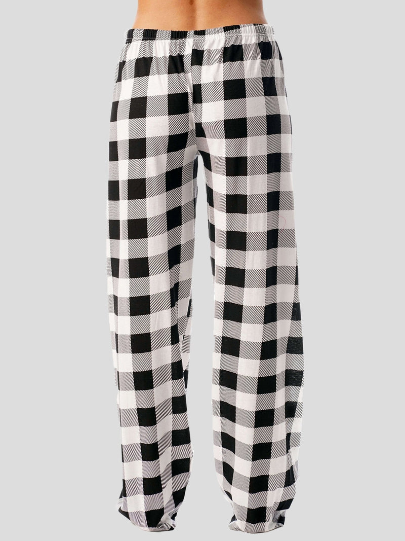 Women's Pants Classic Plaid Elastic Casual Pants - Pants - Instastyled | Online Fashion Free Shipping Clothing, Dresses, Tops, Shoes - 20-30 - 22/12/2021 - Bottoms