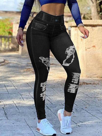 Women's Pants High Waist High Stretch Fitness Sports Yoga Pants - Pants - Instastyled | Online Fashion Free Shipping Clothing, Dresses, Tops, Shoes - 03/03/2022 - 20-30 - Bottoms