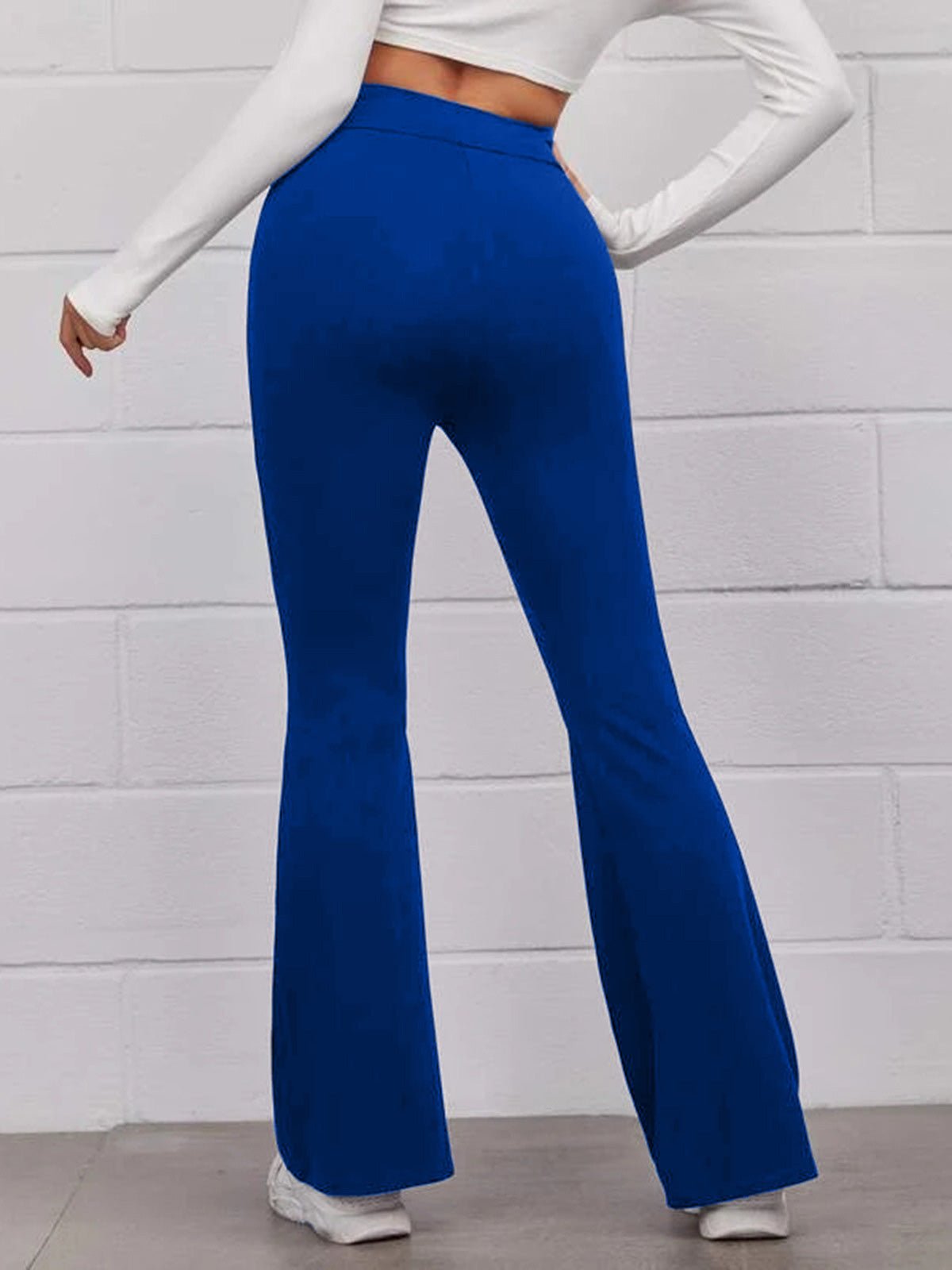 Women's Pants High Waist Slim Slightly Flared Casual Pants - Pants - Instastyled | Online Fashion Free Shipping Clothing, Dresses, Tops, Shoes - 20-30 - 27/06/2022 - Bottoms