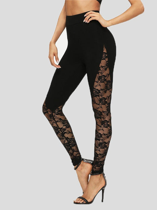 Women's Pants Hollow Lace Sports Yoga Leggings - Pants - Instastyled | Online Fashion Free Shipping Clothing, Dresses, Tops, Shoes - 10-20 - 21/12/2021 - Bottoms