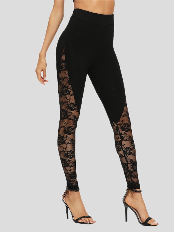 Women's Pants Hollow Lace Sports Yoga Leggings - Pants - Instastyled | Online Fashion Free Shipping Clothing, Dresses, Tops, Shoes - 10-20 - 21/12/2021 - Bottoms