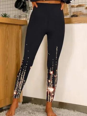 Women's Pants Skinny Star Print High Waist Slim Leggings - Pants - Instastyled | Online Fashion Free Shipping Clothing, Dresses, Tops, Shoes - 03/12/2021 - 10-20 - Bottoms