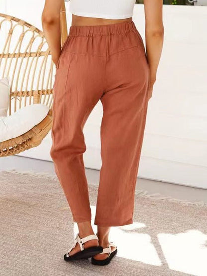 Women's Pants Solid Casual Lace-Up Pocket Pencil Pants - Pants - Instastyled | Online Fashion Free Shipping Clothing, Dresses, Tops, Shoes - 16/05/2022 - 20-30 - Bottoms