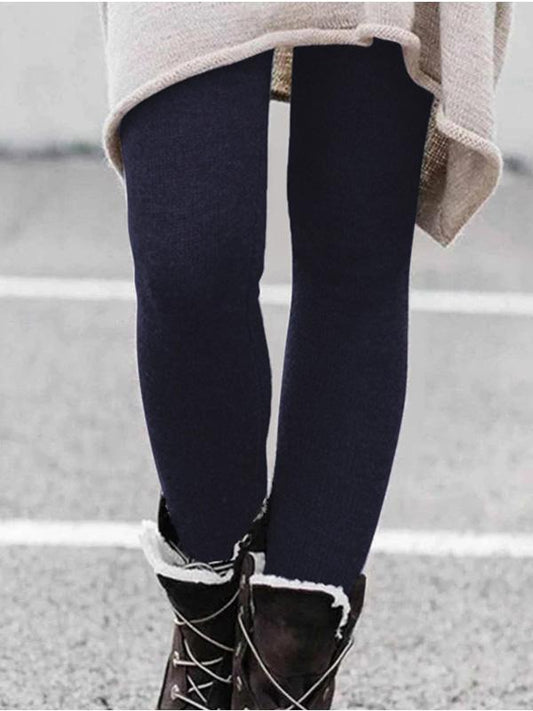 Women's Pants Solid Leggings Thin Fleece Warm Boot Pants - Pants - Instastyled | Online Fashion Free Shipping Clothing, Dresses, Tops, Shoes - 03/12/2021 - 20-30 - Bottoms