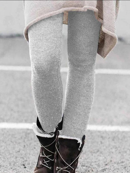 Women's Pants Solid Leggings Thin Fleece Warm Boot Pants - Pants - Instastyled | Online Fashion Free Shipping Clothing, Dresses, Tops, Shoes - 03/12/2021 - 20-30 - Bottoms