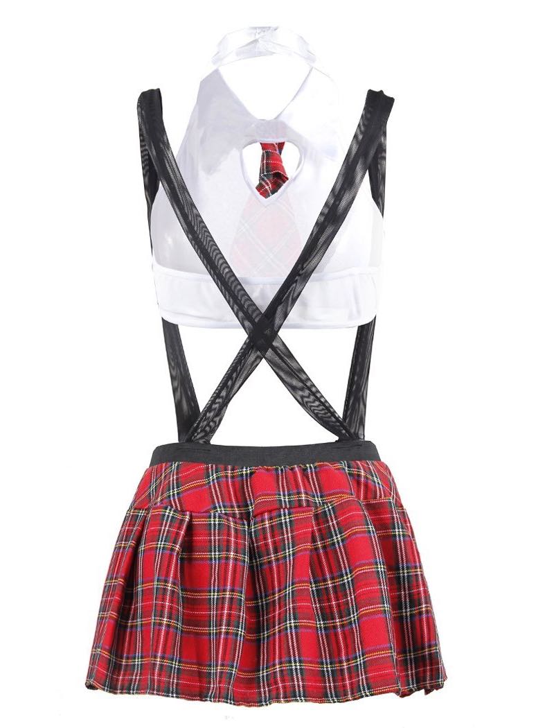 Women's Plaid Short Skirt With Halter - INS | Online Fashion Free Shipping Clothing, Dresses, Tops, Shoes