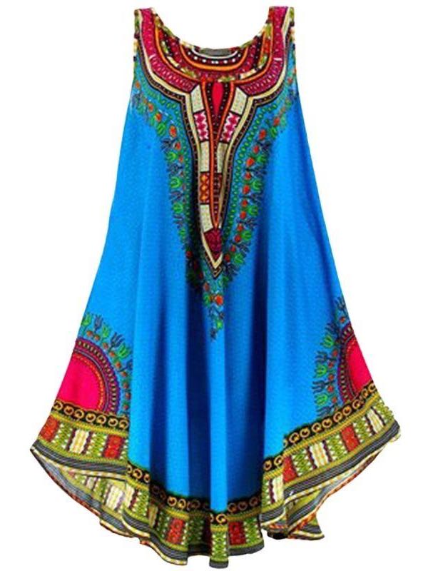 Women's Printed Ethnic Trend Dress - INS | Online Fashion Free Shipping Clothing, Dresses, Tops, Shoes