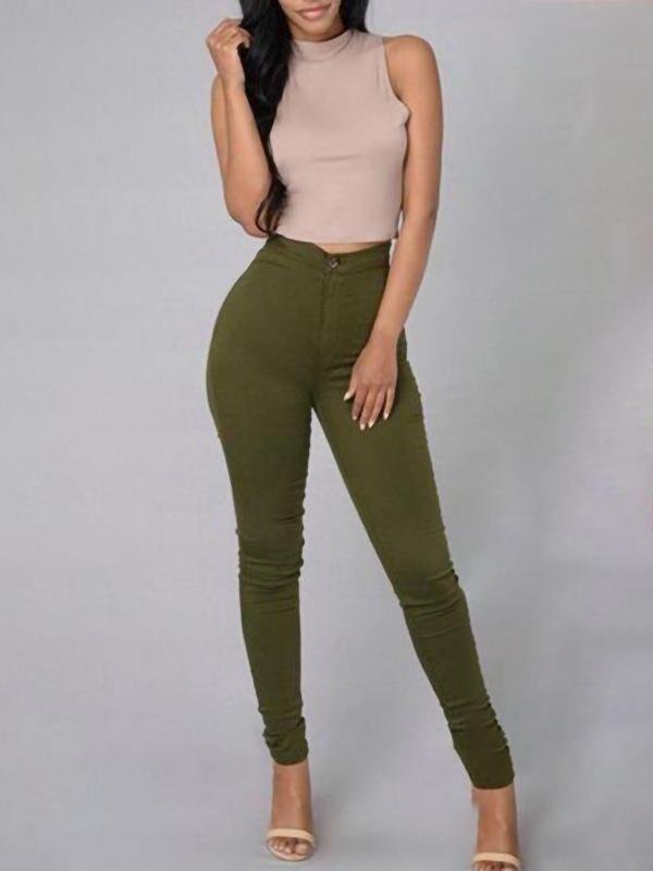 Women's Pure Color High Wrist Skinny - Bottoms - INS | Online Fashion Free Shipping Clothing, Dresses, Tops, Shoes - 2XL - 3XL - 4XL