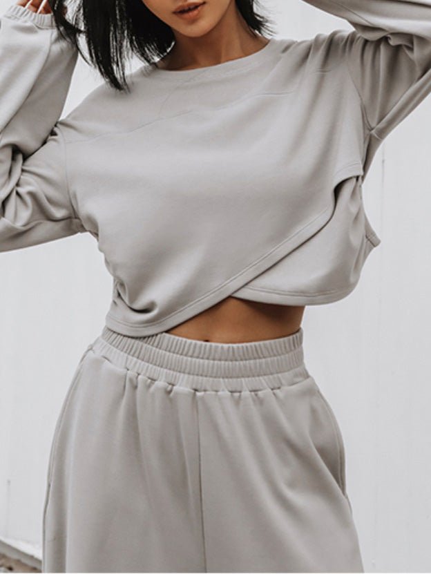 Women's Sets Fashion Long Sleeve Pants Sports Two Piece Set - Sets - Instastyled | Online Fashion Free Shipping Clothing, Dresses, Tops, Shoes - 28/03/2022 - 30-40 - Bottoms