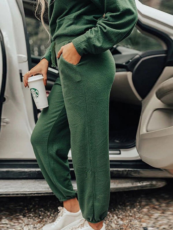 Women's Sets Round Neck Long Sleeve T-Shirt & Pants Two Piece Set - Sets - Instastyled | Online Fashion Free Shipping Clothing, Dresses, Tops, Shoes - 17/09/2022 - 40-50 - bottoms