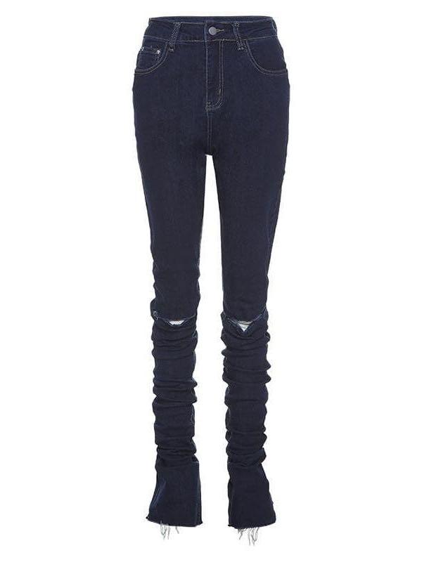 Women's Skinny Ripped Jeans - INS | Online Fashion Free Shipping Clothing, Dresses, Tops, Shoes