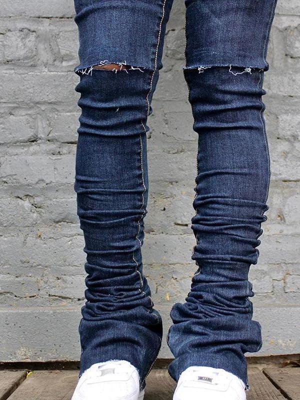 Women's Skinny Ripped Jeans - INS | Online Fashion Free Shipping Clothing, Dresses, Tops, Shoes