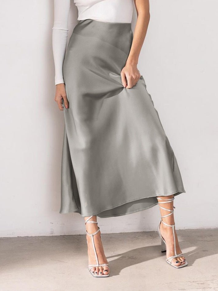 Women's Skirts Silky Ice Silk Fishtail Long Skirt - Skirts - Instastyled | Online Fashion Free Shipping Clothing, Dresses, Tops, Shoes - 14/02/2022 - 30-40 - Bottoms