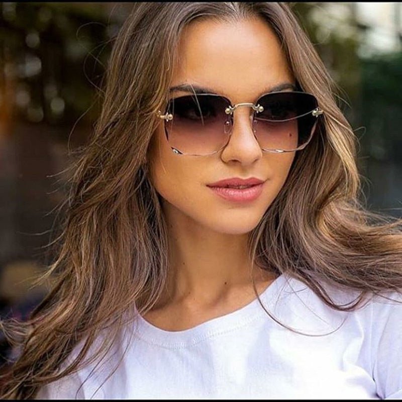 Women's Sunglasses Rimless Square Sunglasses - 00Jewelry - Instastyled | Online Fashion Free Shipping Clothing, Dresses, Tops, Shoes - 00jewelry - 10/1/2023 - AJY2301100004
