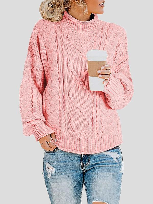 Women's Sweaters Turtleneck Long Sleeve Straight Sweater - Cardigans & Sweaters - INS | Online Fashion Free Shipping Clothing, Dresses, Tops, Shoes - 11/10/2021 - 20-30 - Cardigans & Sweaters