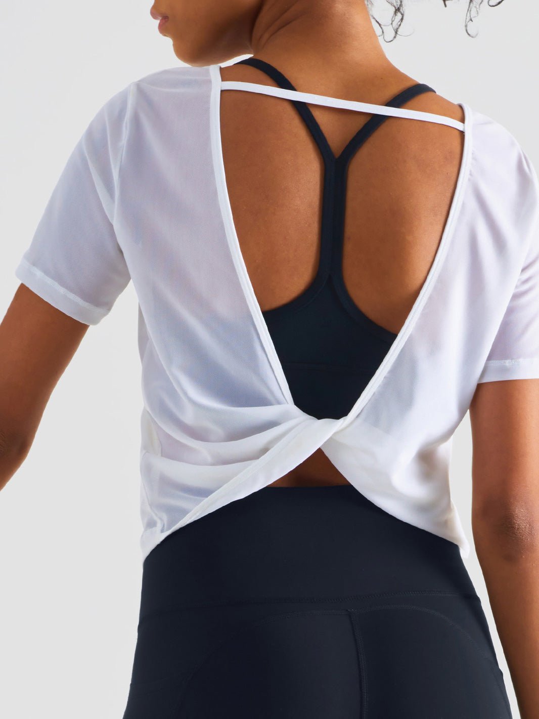 Women's T-Shirts Round Neck Beauty Back Mesh Comfort Sports T-Shirt - T-Shirts - Instastyled | Online Fashion Free Shipping Clothing, Dresses, Tops, Shoes - 10 - 14/04/2022 - 30-40