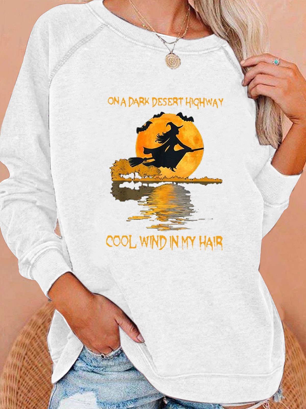 Women's T-Shirts Round Neck Long Sleeve Printed Pullover T-Shirts - T-Shirts - INS | Online Fashion Free Shipping Clothing, Dresses, Tops, Shoes - 14/09/2021 - 20-30 - Category_T-Shirts
