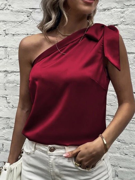 Women's Tank Tops Solid Sloping Shoulder Strap Tank Top - Tank Tops - Instastyled | Online Fashion Free Shipping Clothing, Dresses, Tops, Shoes - 05/08/2022 - Color_Green - Color_Pink