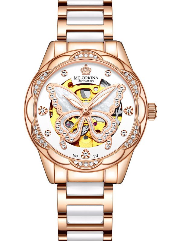 Women's Watches Fashion Butterfly Luminous Round Dial Watch - LuckyFash™