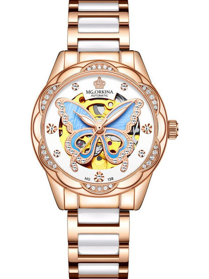Women's Watches Fashion Butterfly Luminous Round Dial Watch - LuckyFash™