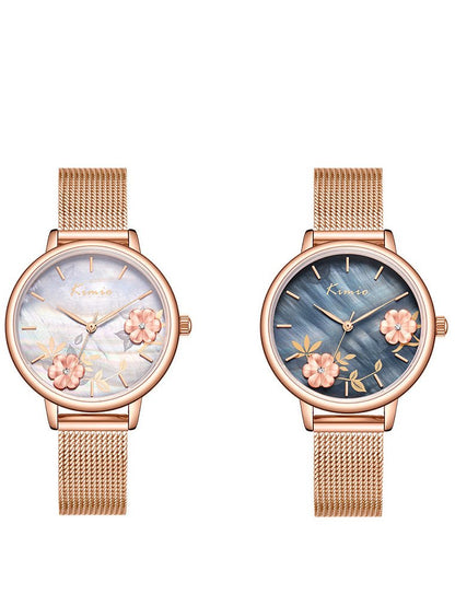 Women's Watches Floating Flower Diamond Simple Waterproof Watch - LuckyFash™