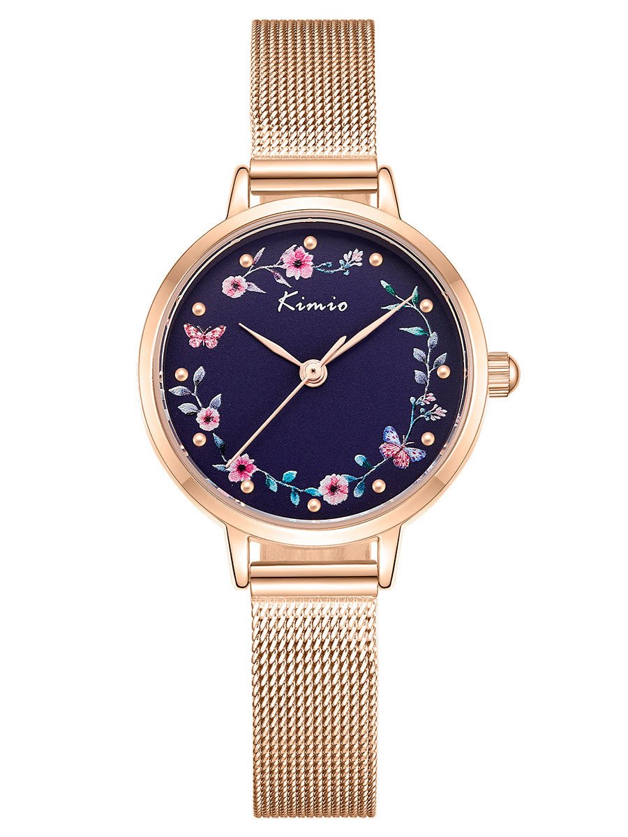 Women's Watches Simple Floral Print Strap Watch - LuckyFash™