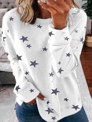 Women's Winter Crew Neck Fleece - INS | Online Fashion Free Shipping Clothing, Dresses, Tops, Shoes