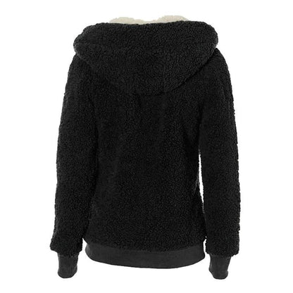 Womens Winter Warm Full Zip Long Sleeve Fleece Hoodie - INS | Online Fashion Free Shipping Clothing, Dresses, Tops, Shoes